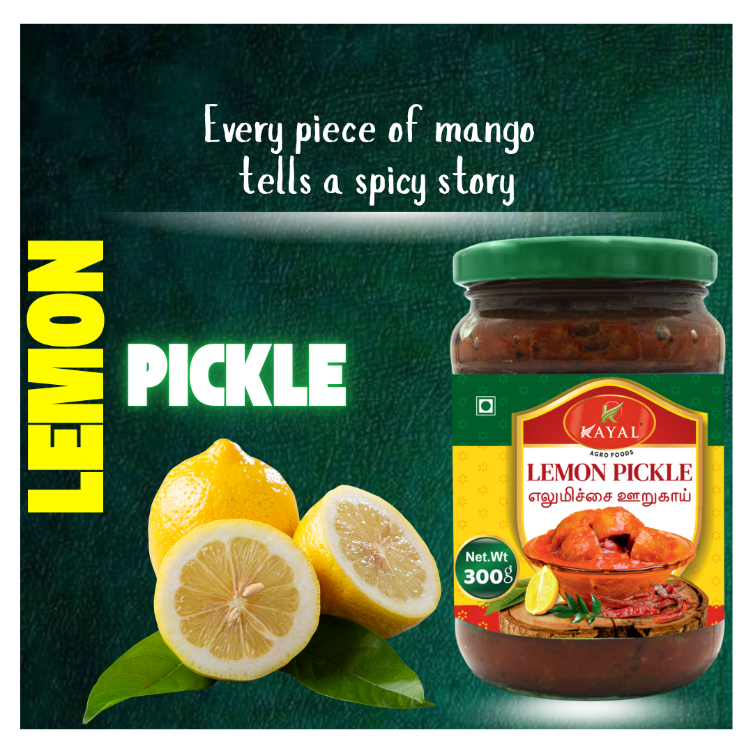 Jar of Kayal lemon pickle