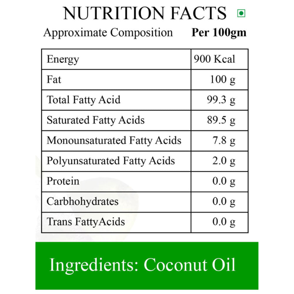 Coconut Oil 1 Ltr - Kayal Foods
