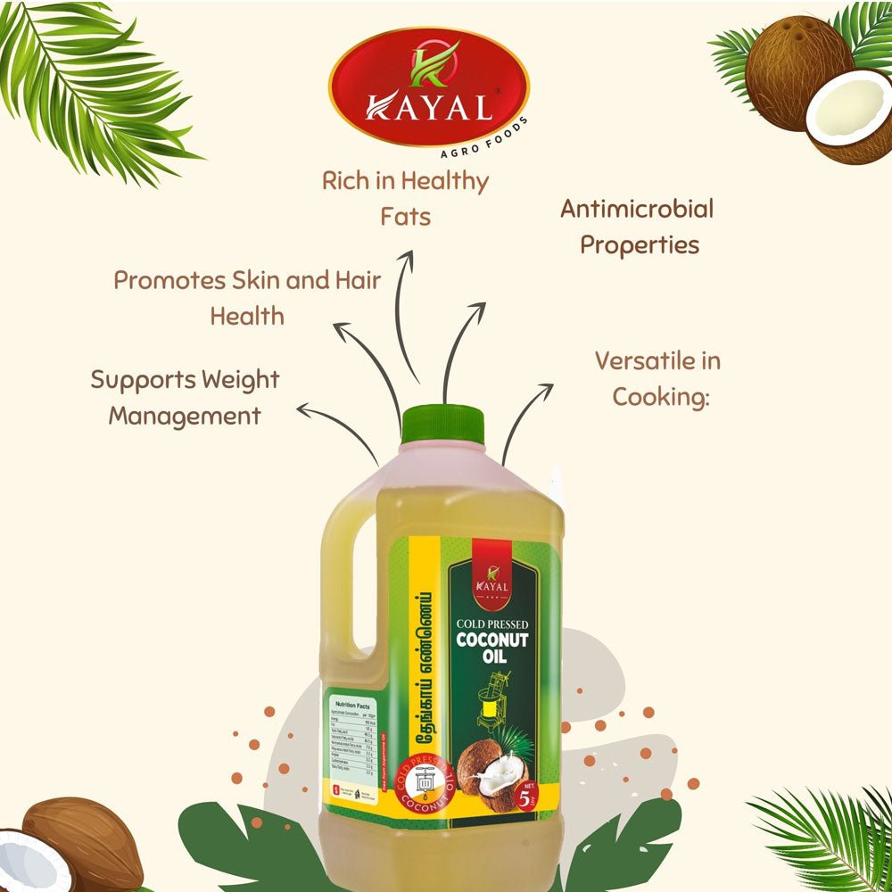 Coconut Oil 5 Ltr - Kayal Foods